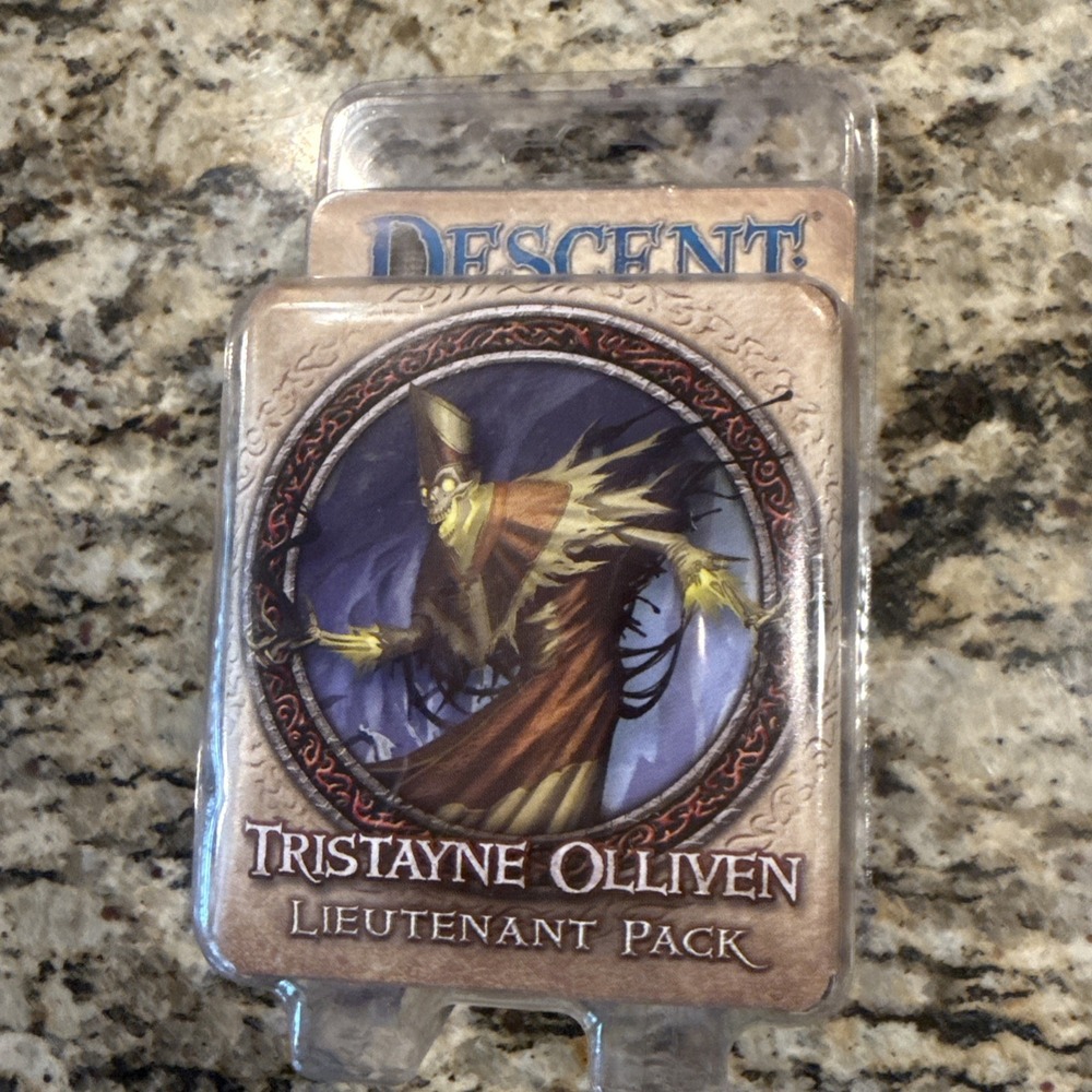 FFG Descent 2nd Ed Lieutenant Pack - Tristayne Olliven Pack NM